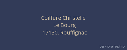 Coiffure Christelle