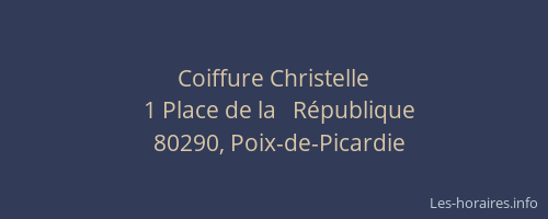 Coiffure Christelle