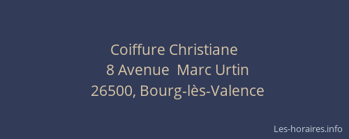 Coiffure Christiane