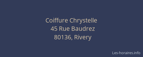 Coiffure Chrystelle