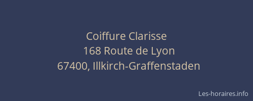 Coiffure Clarisse