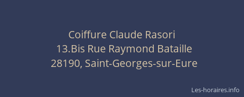 Coiffure Claude Rasori