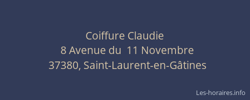 Coiffure Claudie