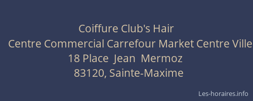 Coiffure Club's Hair