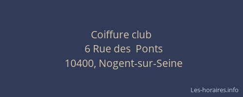 Coiffure club