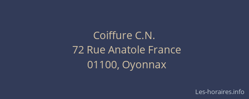 Coiffure C.N.