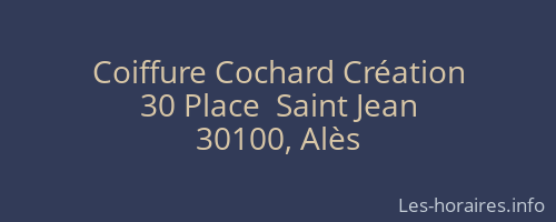 Coiffure Cochard Création