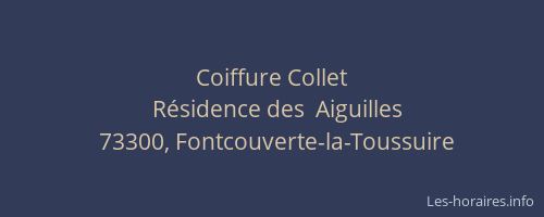 Coiffure Collet