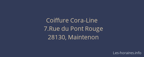 Coiffure Cora-Line
