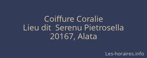 Coiffure Coralie