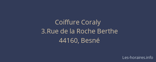 Coiffure Coraly
