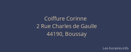 Coiffure Corinne