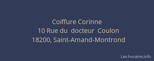 Coiffure Corinne