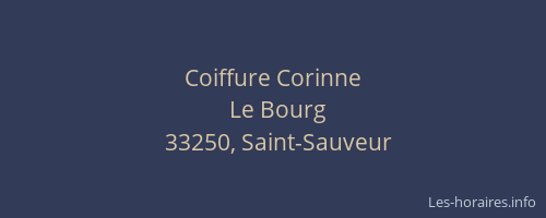 Coiffure Corinne