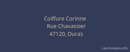 Coiffure Corinne