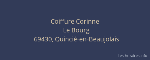 Coiffure Corinne