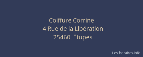 Coiffure Corrine