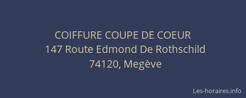 COIFFURE COUPE DE COEUR
