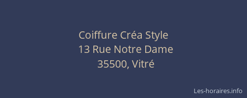 Coiffure Créa Style