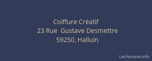 Coiffure Créatif