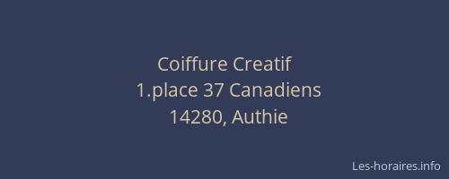 Coiffure Creatif