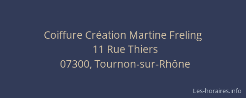 Coiffure Création Martine Freling
