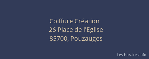 Coiffure Création