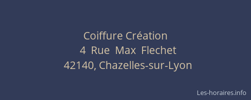 Coiffure Création