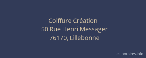 Coiffure Création