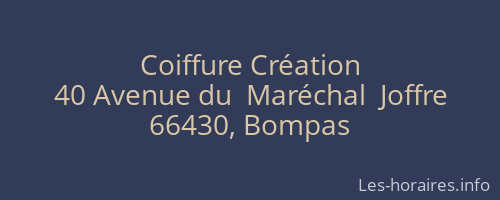 Coiffure Création