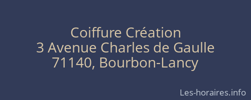 Coiffure Création