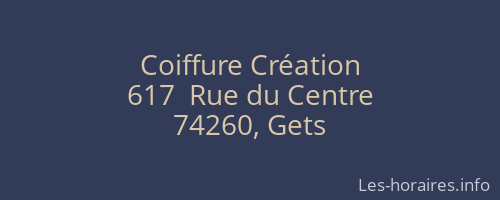 Coiffure Création