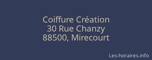 Coiffure Création