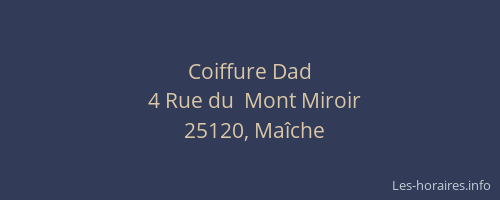 Coiffure Dad