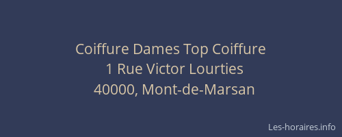 Coiffure Dames Top Coiffure