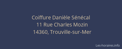 Coiffure Dani&egrave;le S&eacute;n&eacute;cal