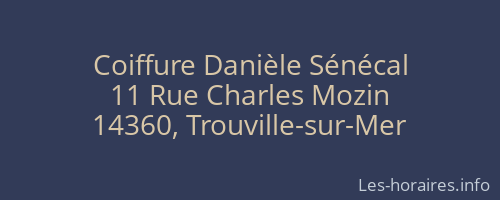 Coiffure Danièle Sénécal