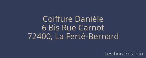 Coiffure Danièle