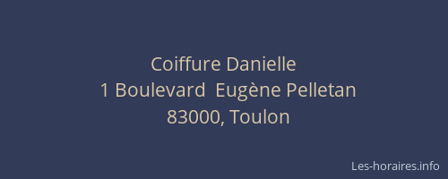 Coiffure Danielle