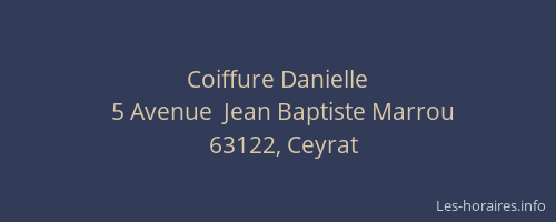 Coiffure Danielle