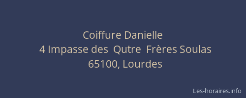 Coiffure Danielle