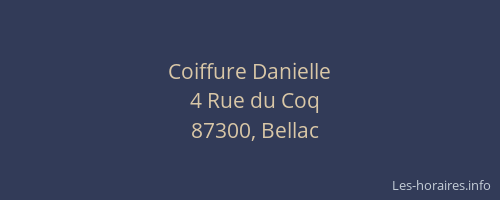 Coiffure Danielle