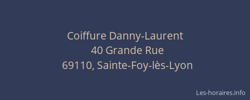 Coiffure Danny-Laurent