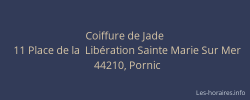 Coiffure de Jade