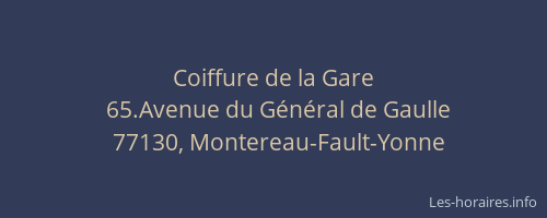 Coiffure de la Gare