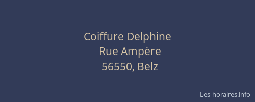 Coiffure Delphine