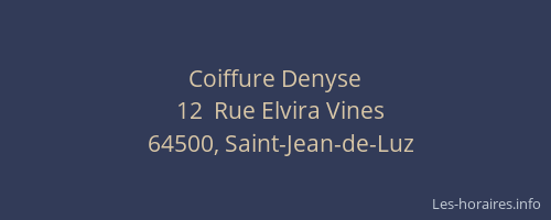 Coiffure Denyse