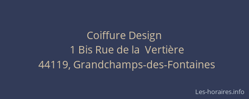 Coiffure Design