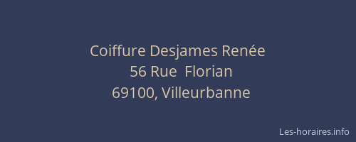 Coiffure Desjames Renée