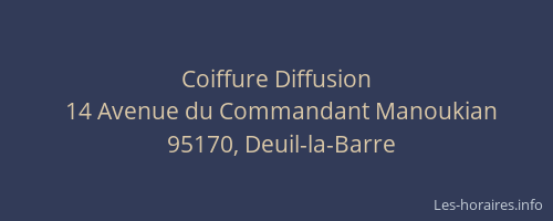 Coiffure Diffusion